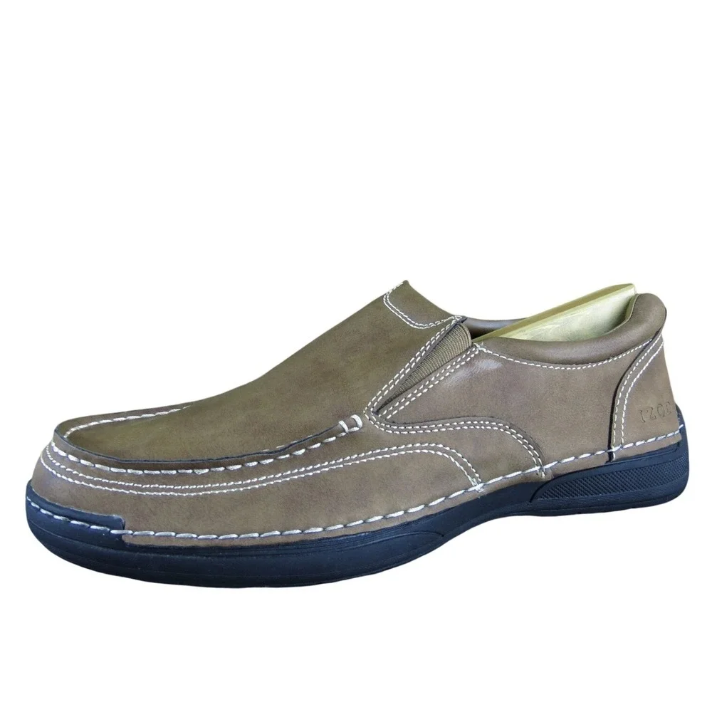Izod Men Charlie Loafer Brown Synthetic Size 10.5 Medium Gently Used‎ 2025